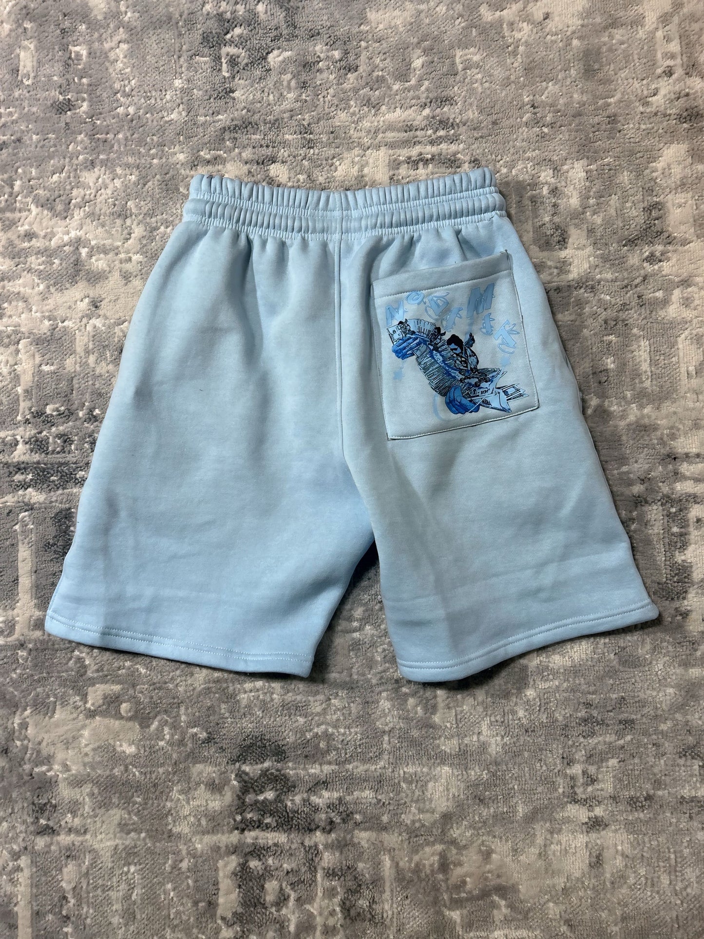 Sky Blue NOLIMIT Rope String Shorts
