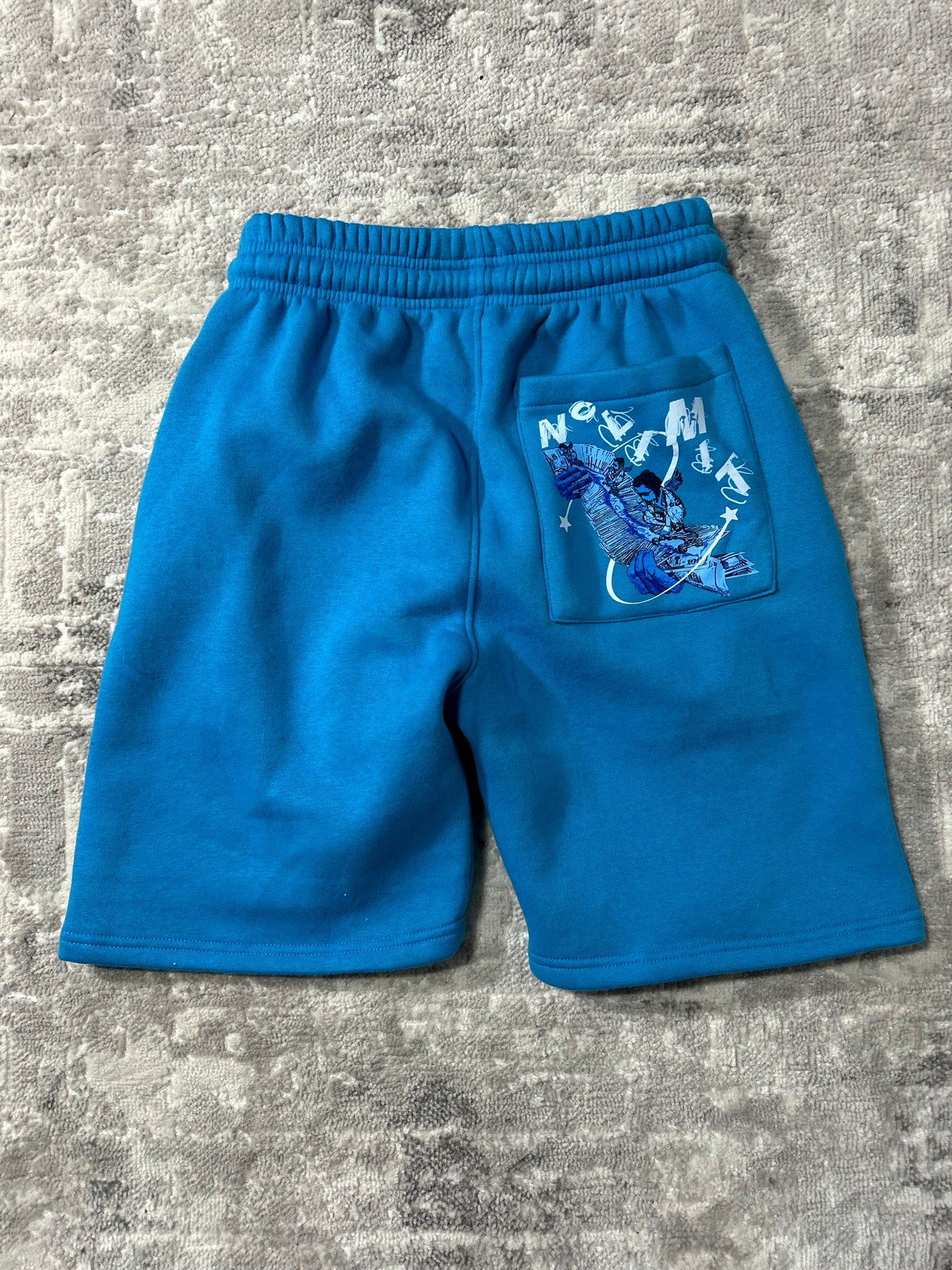 Ocean Blue NOLIMIT Rope String Shorts