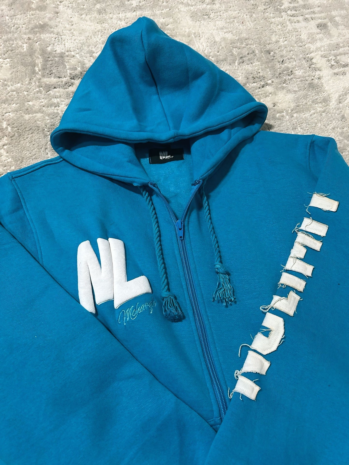 Ocean Blue NOLIMIT Rope String Zip-Up