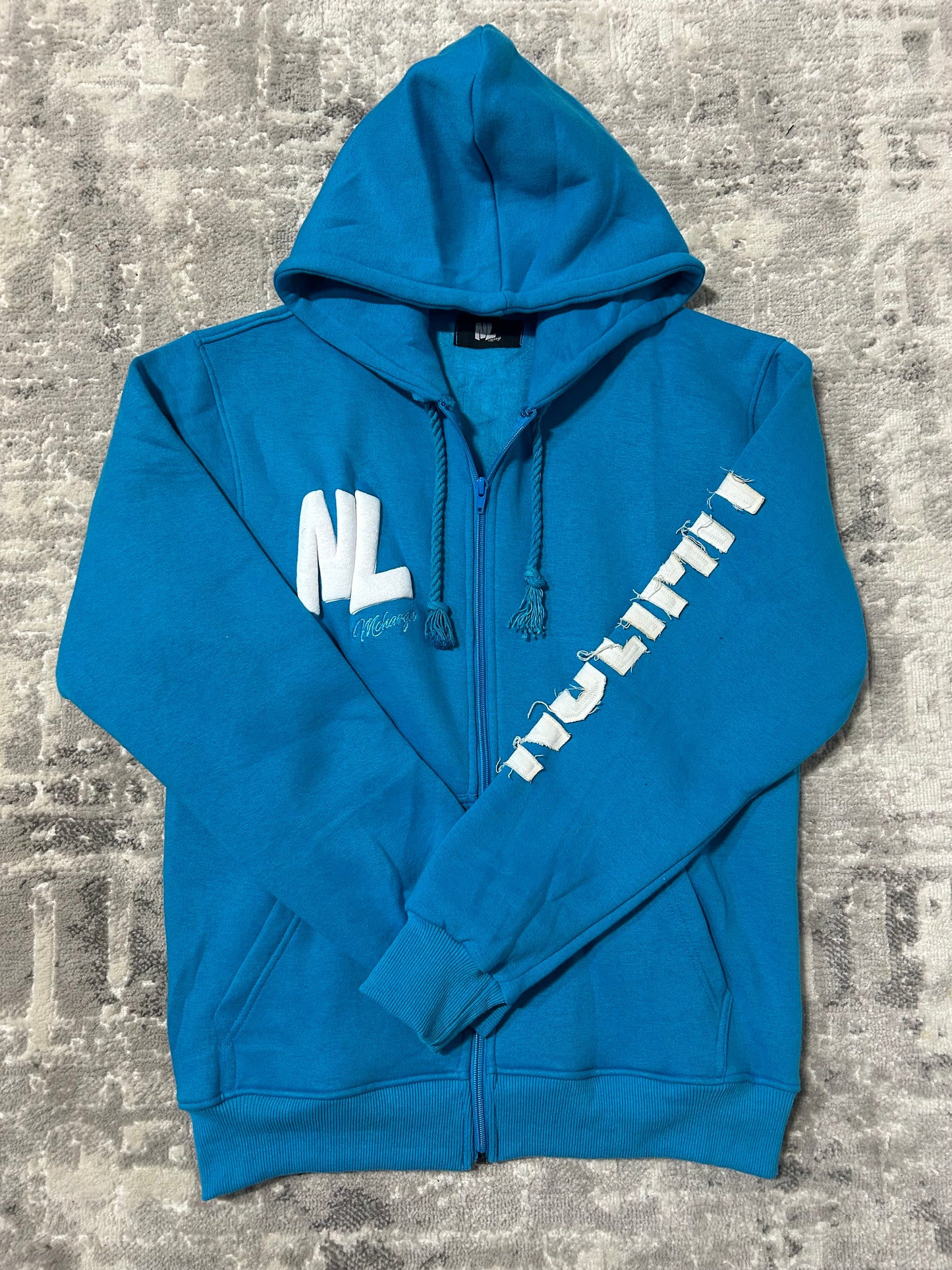 Ocean Blue NOLIMIT Rope String Zip-Up