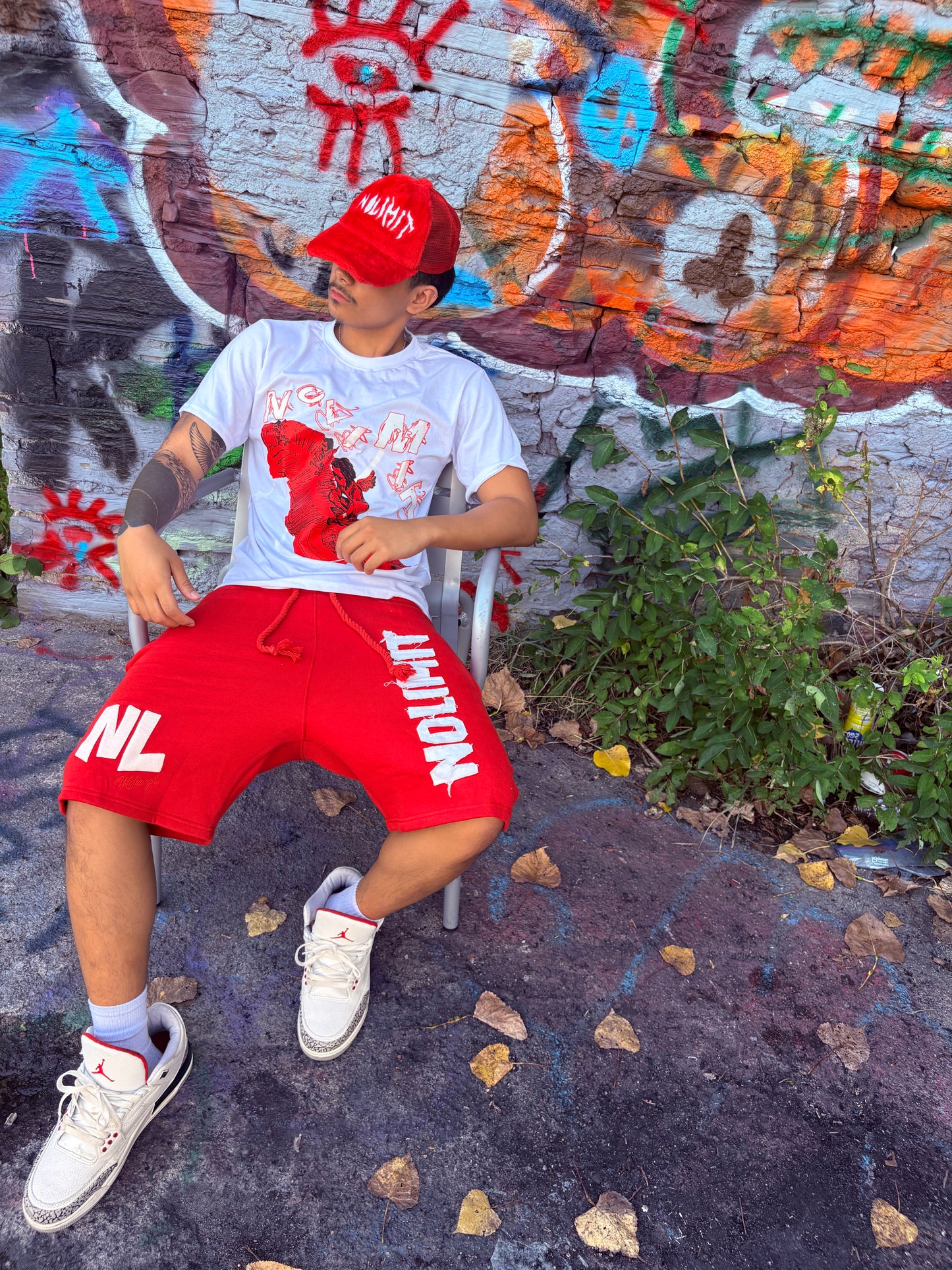 NOLIMIT Fuzzy Trucker Hat (Red)
