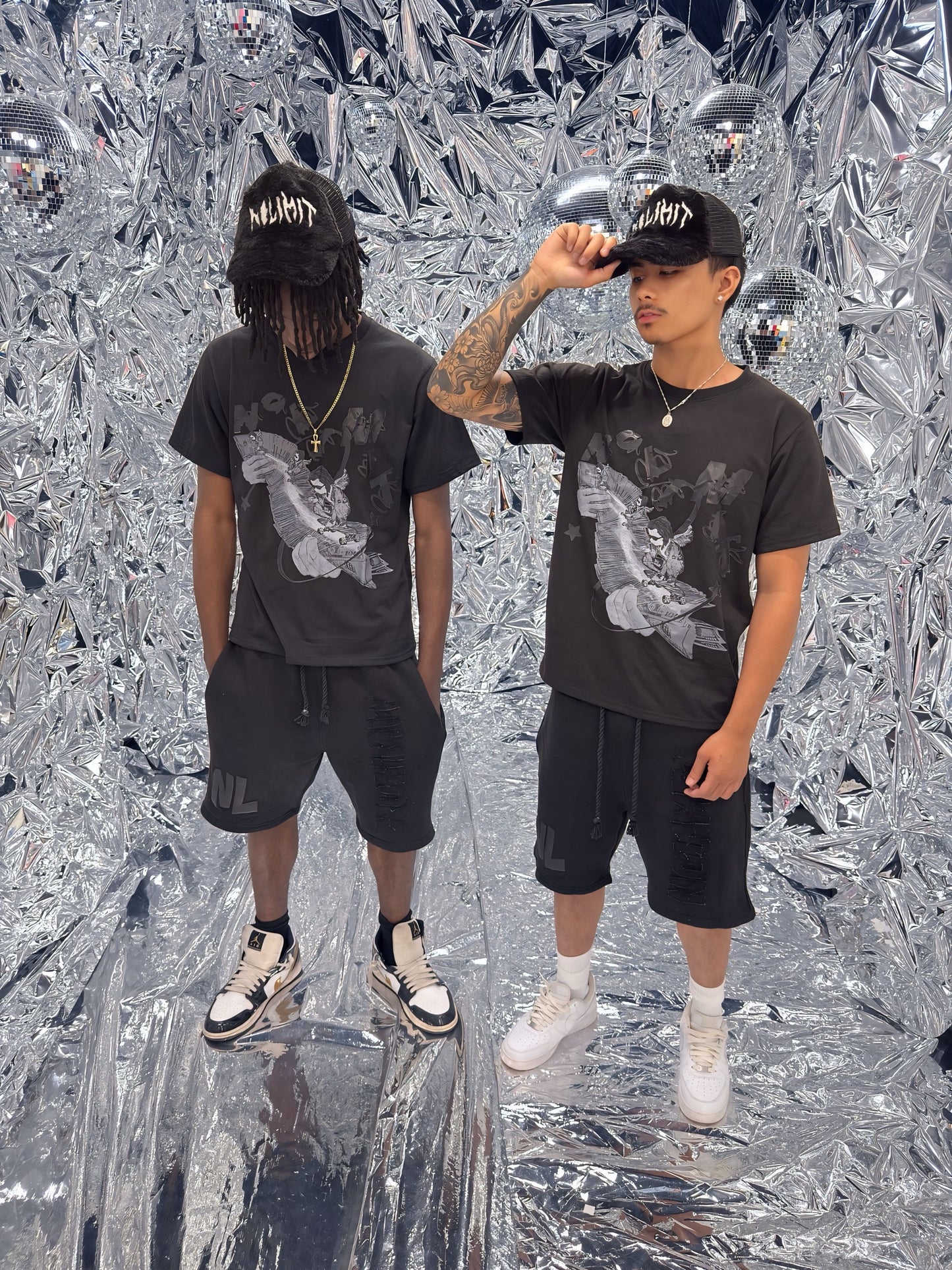 NOLIMIT Fuzzy Trucker Hat (Black)