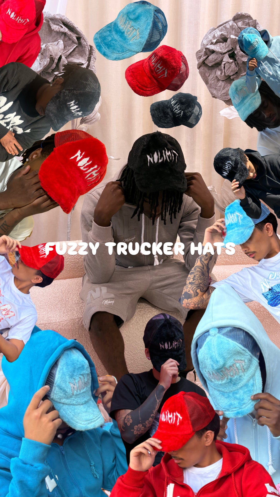 Fuzzy Trucker Hats
