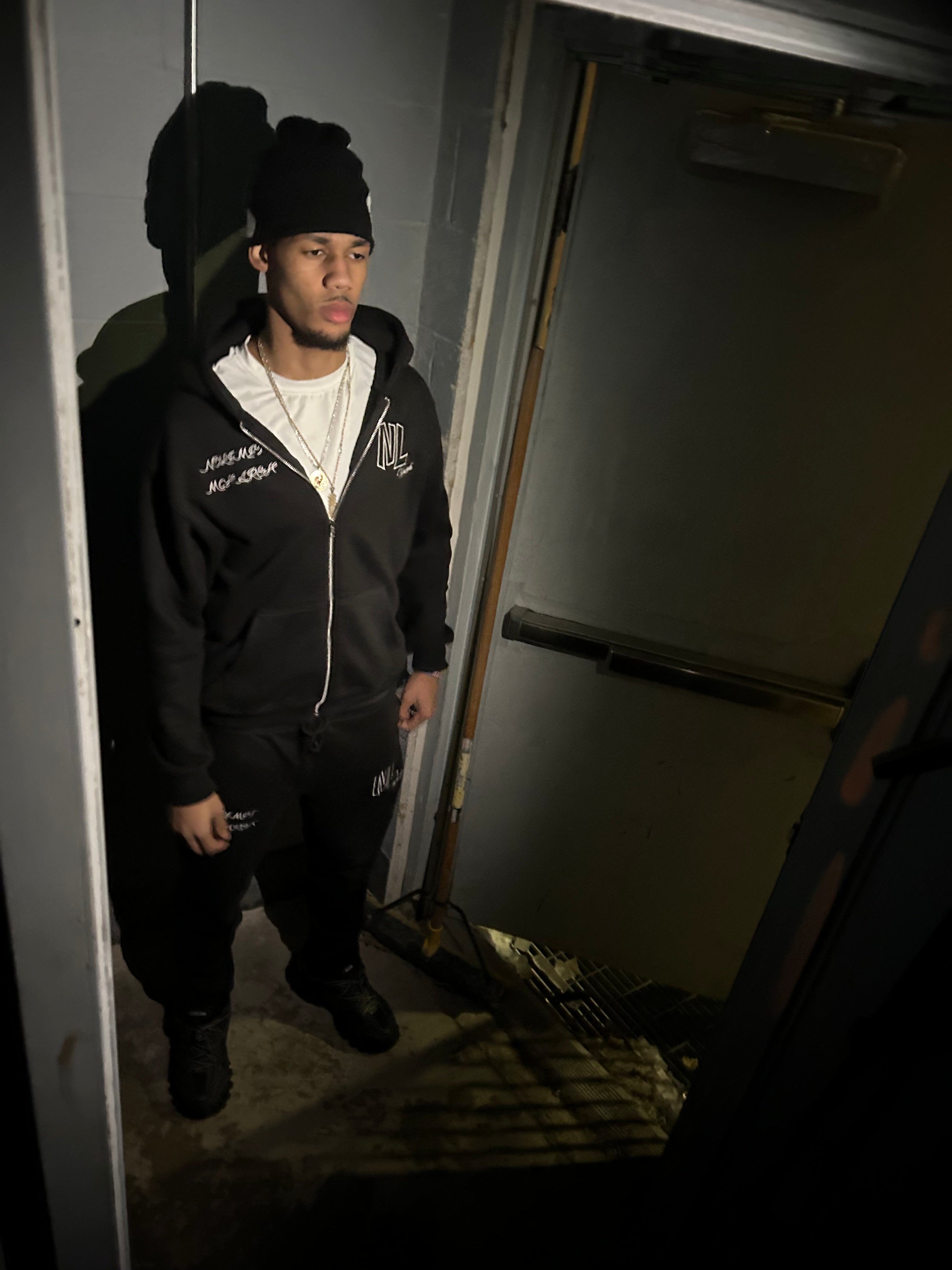 Washed Black Tracksuit Set