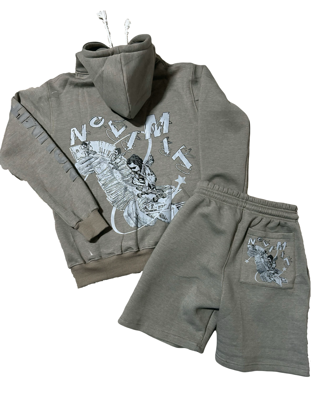 Grey "NOLIMIT" Rope String Money Spread Full Set