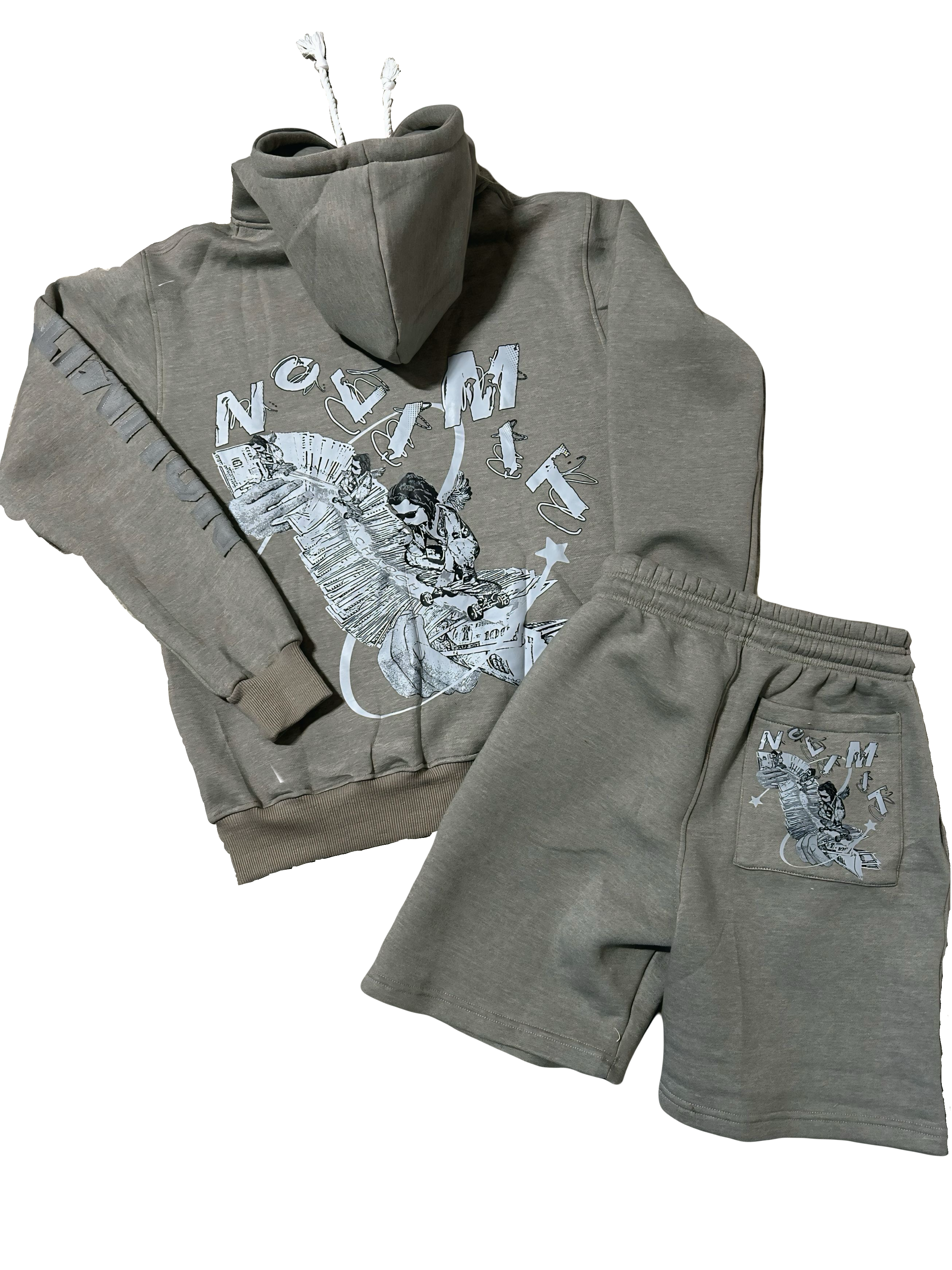 Grey "NOLIMIT" Rope String Money Spread Full Set