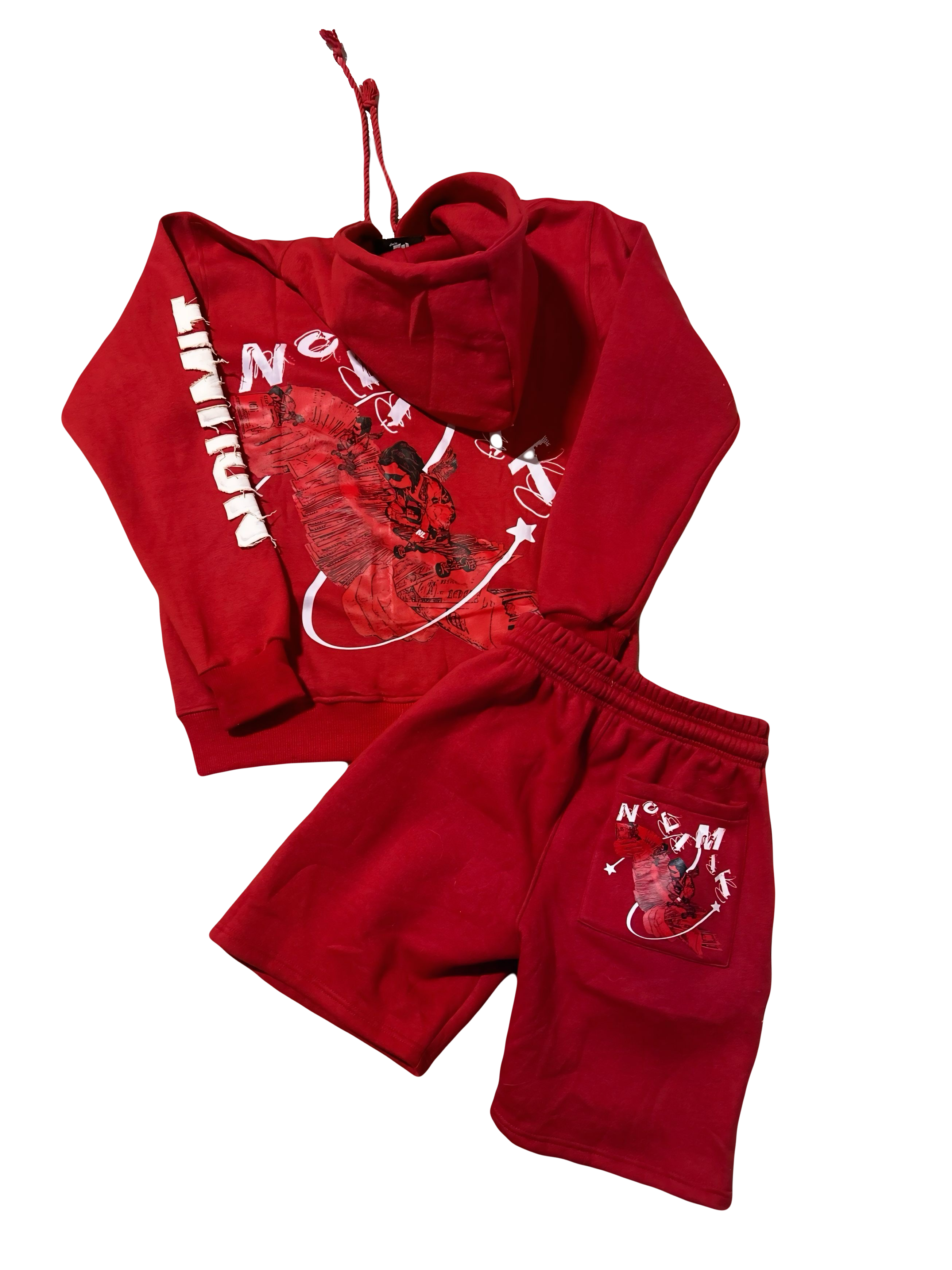 Red "NOLIMIT" Rope String Money Spread Full Set