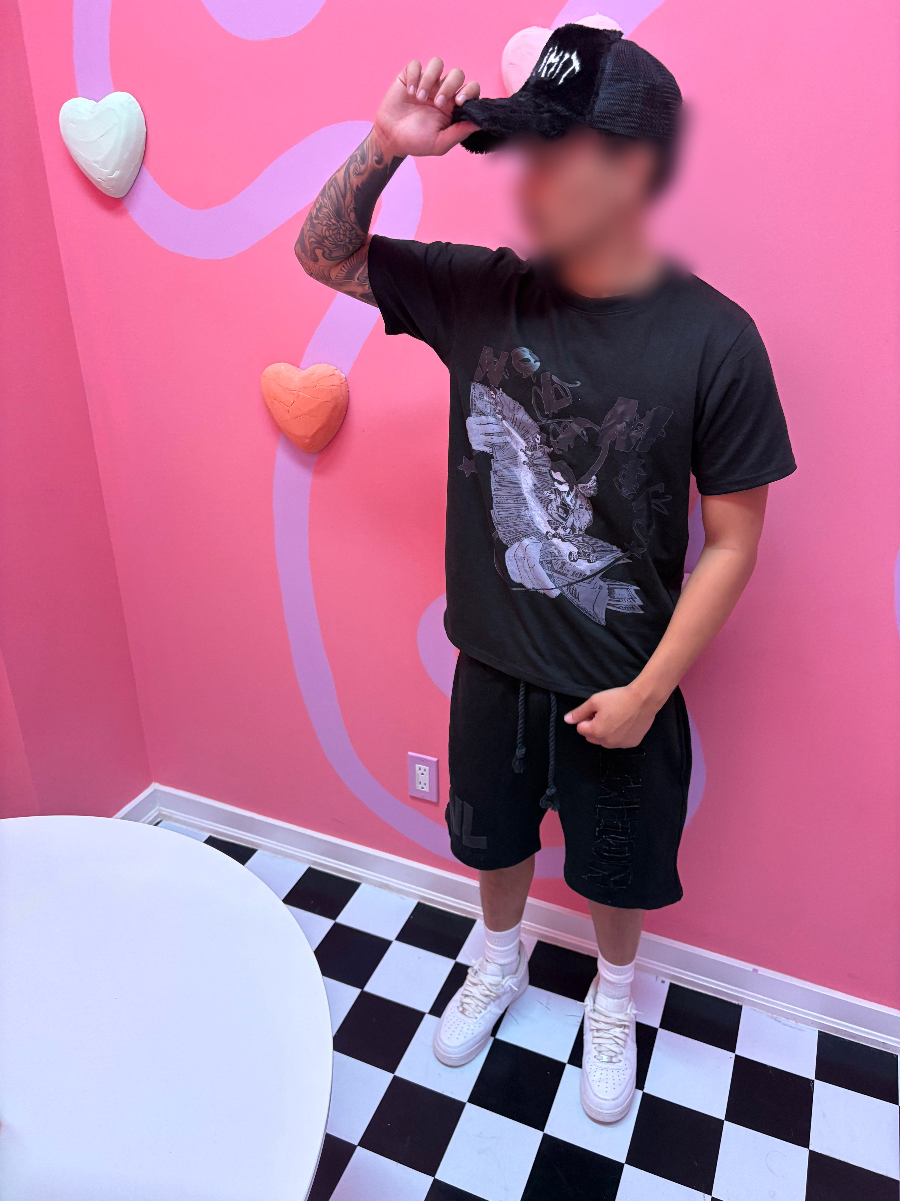 Blacked Out “NOLIMIT” Money Spread T-Shirt 💸