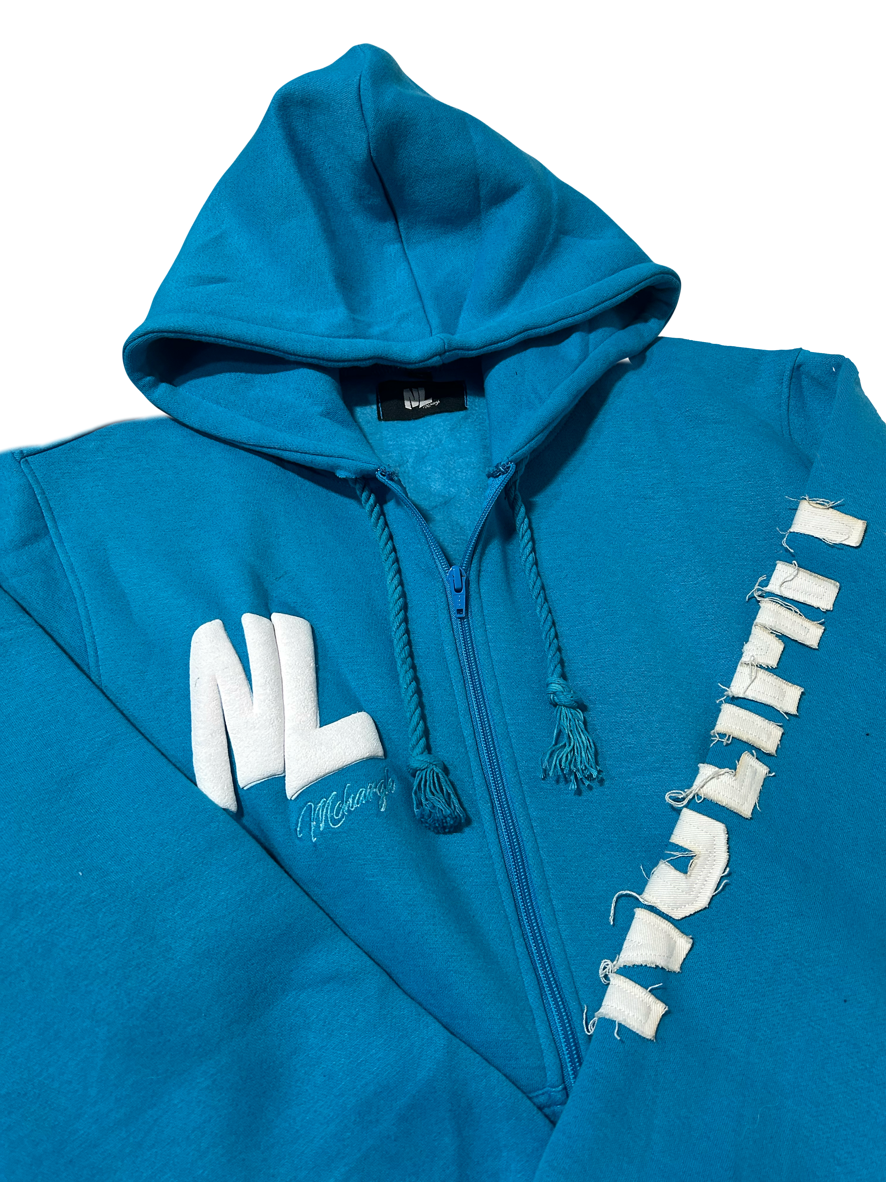 Ocean Blue "NOLIMIT" Rope String Money Spread Zip-Up