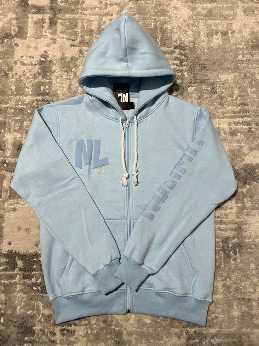 Sky Blue NOLIMIT Rope String Zip-Up