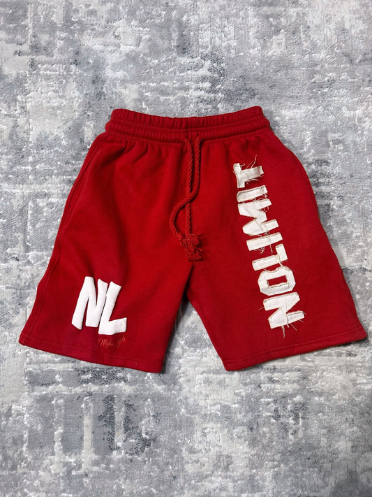 Red NOLIMIT Rope String Shorts