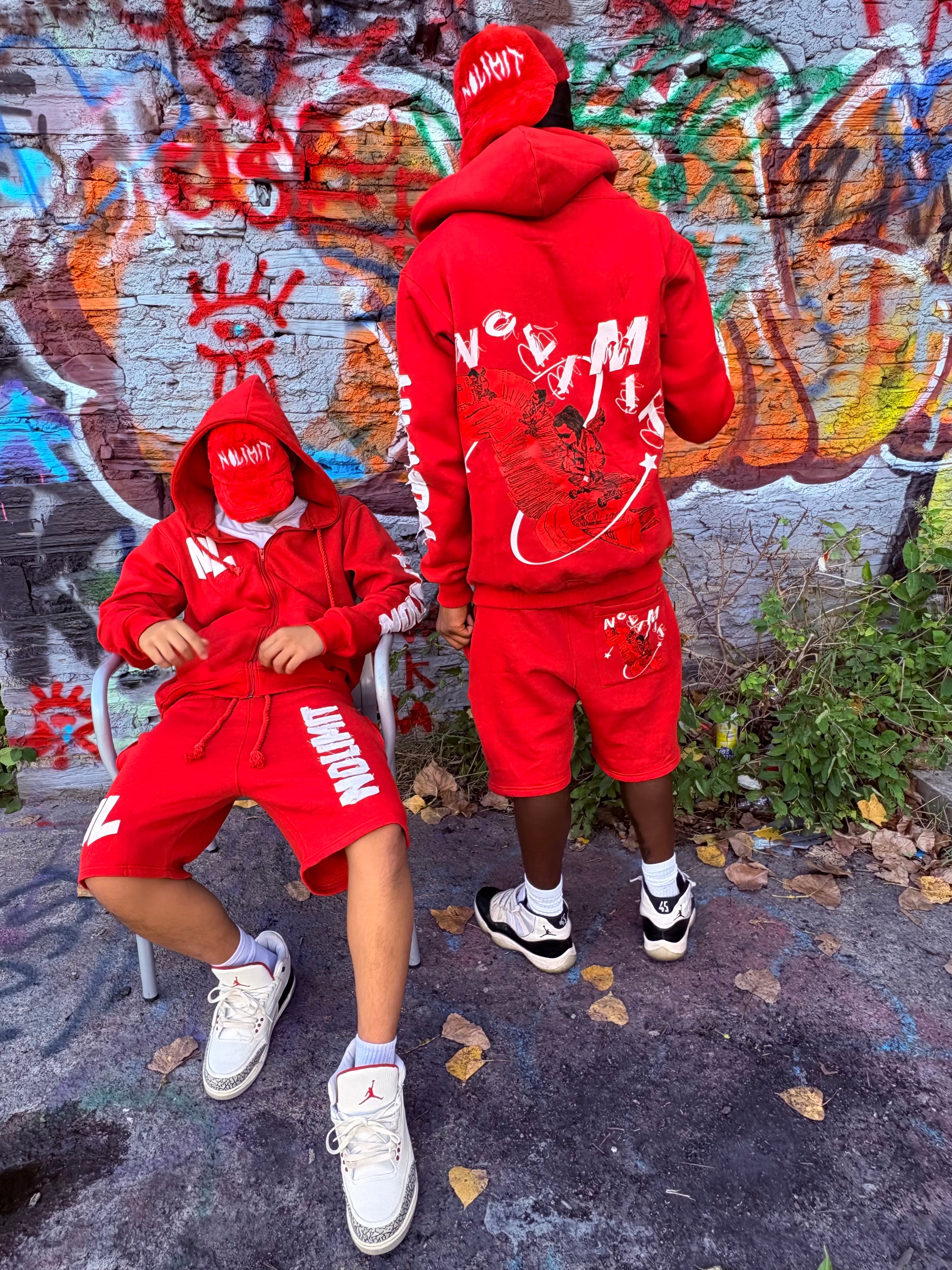 Red "NOLIMIT" Rope String Money Spread Full Set