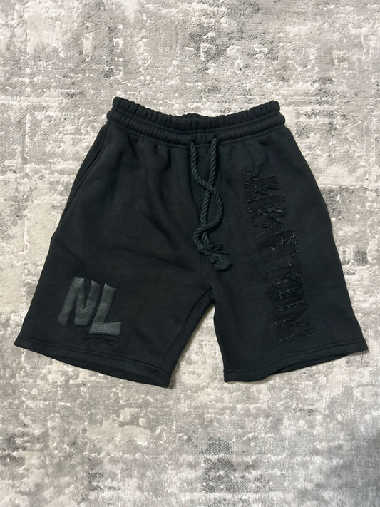 Black NOLIMIT Rope String Shorts