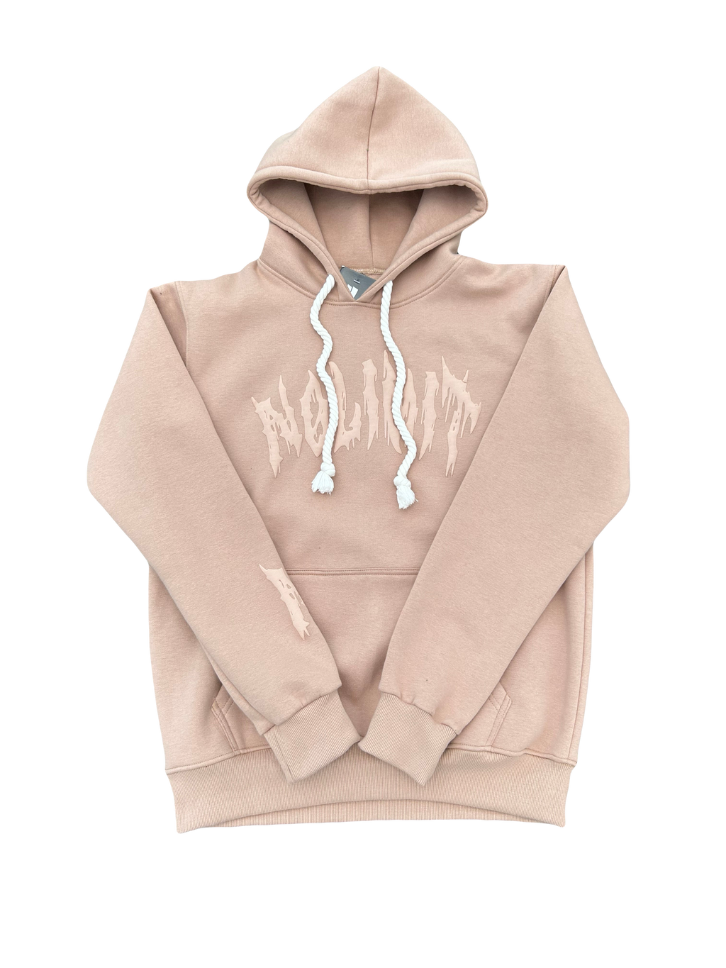 "NOLIMIT" Puff Print Rope String Hoodie