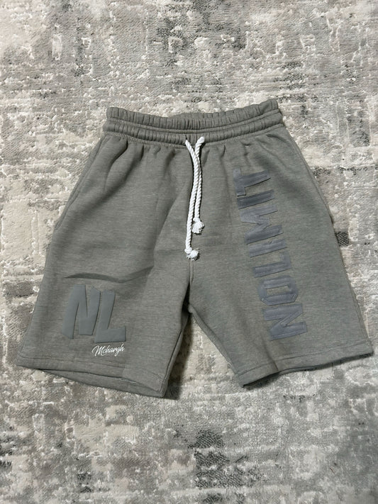 Grey NOLIMIT Rope String Shorts