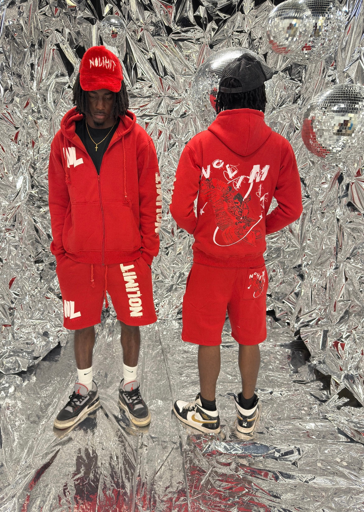 Red "NOLIMIT" Rope String Money Spread Full Set