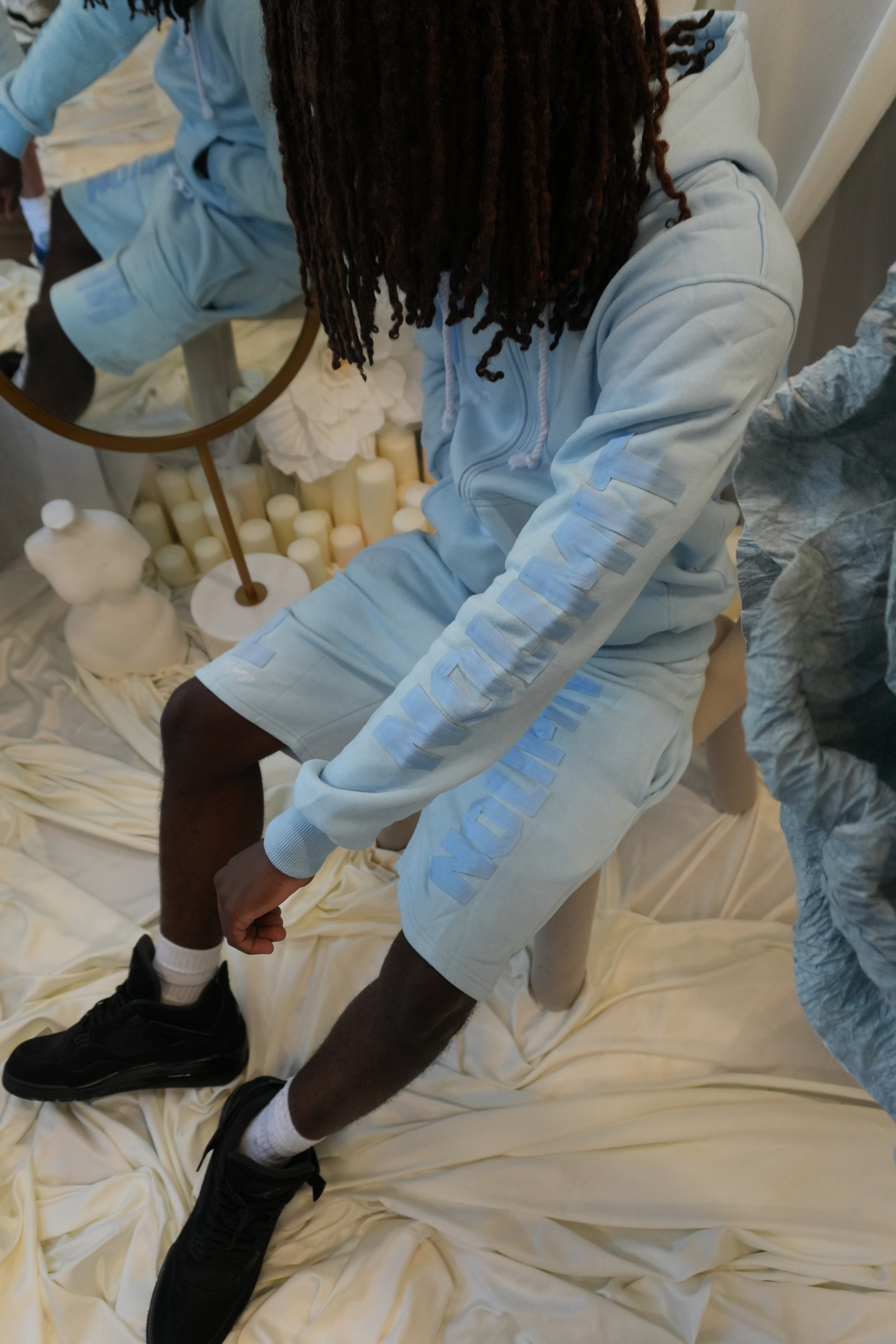 Sky Blue "NOLIMIT" Rope String Money Spread Full Set