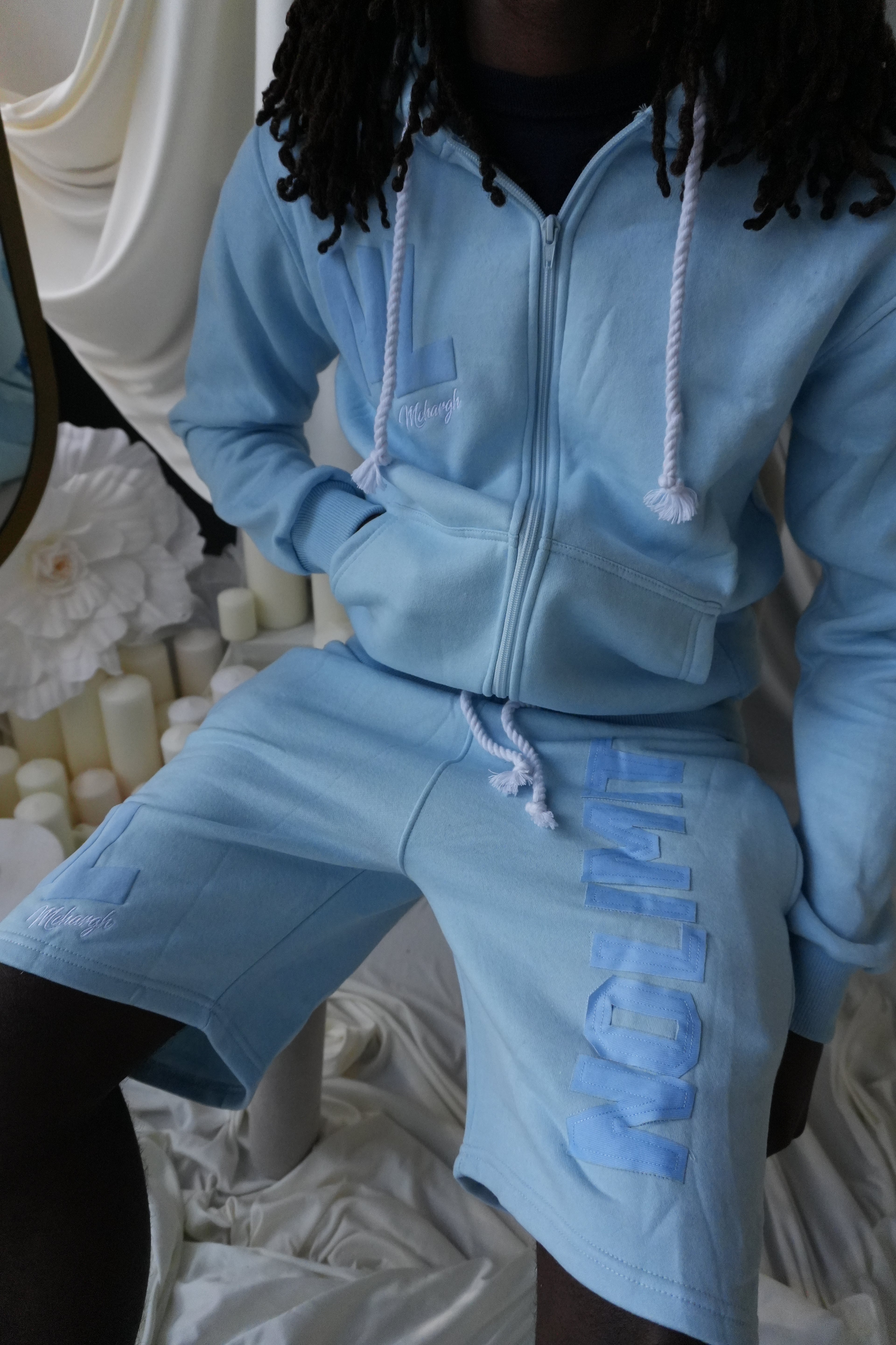 Sky Blue "NOLIMIT" Rope String Money Spread Full Set