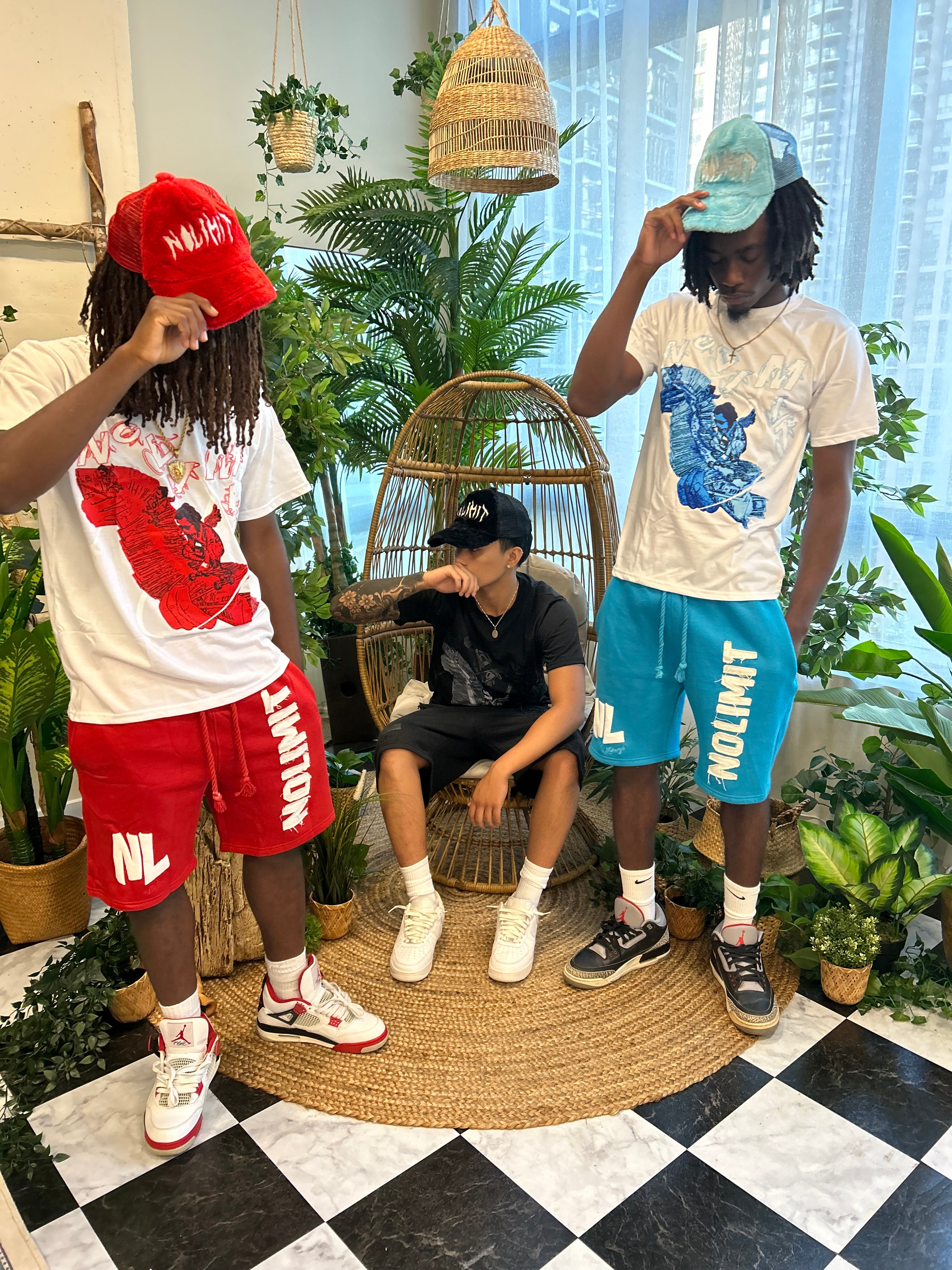 White & Red “NOLIMIT” Money Spread T-Shirt 💸