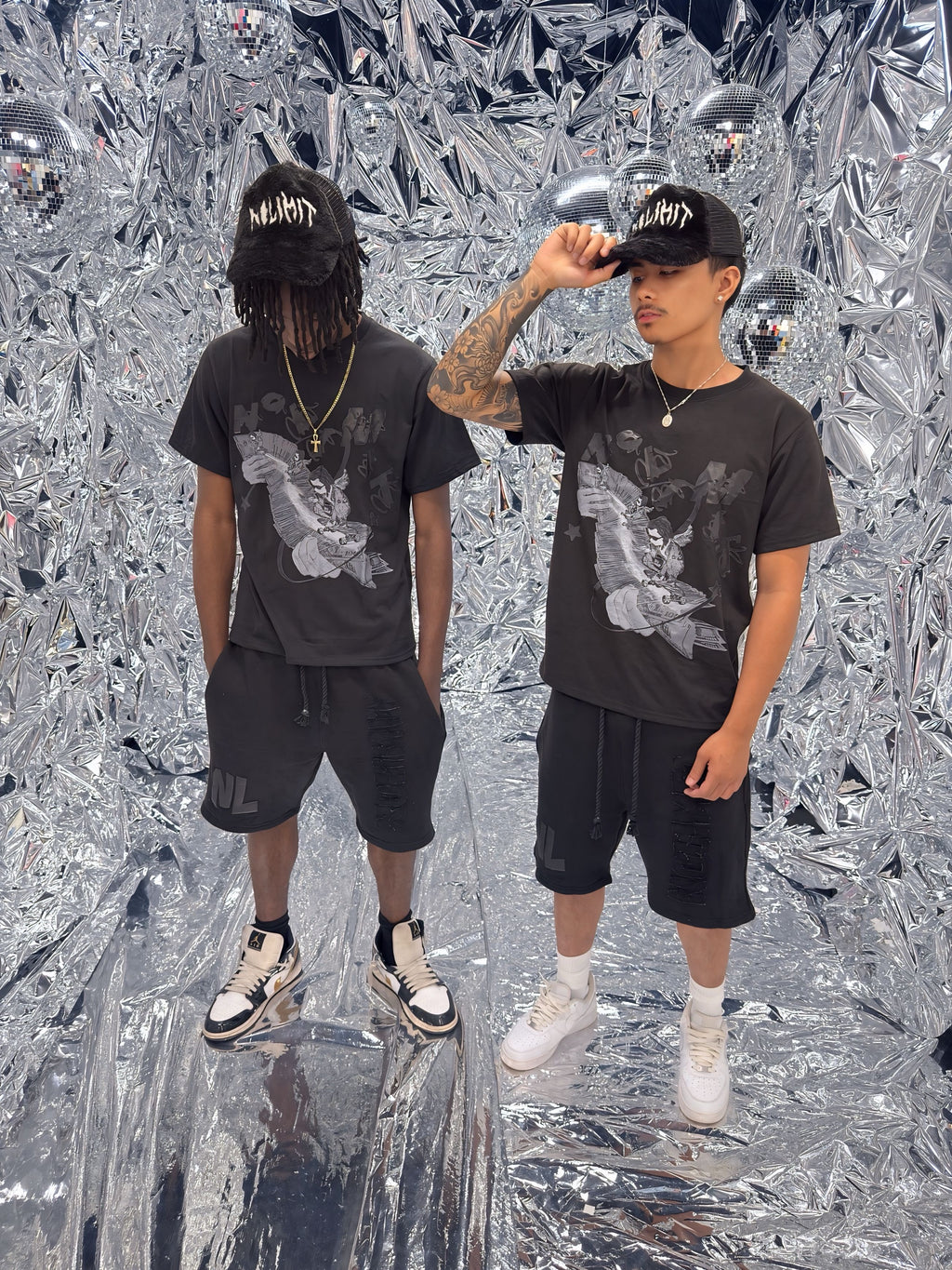 NOLIMIT Fuzzy Trucker Hat (Black)